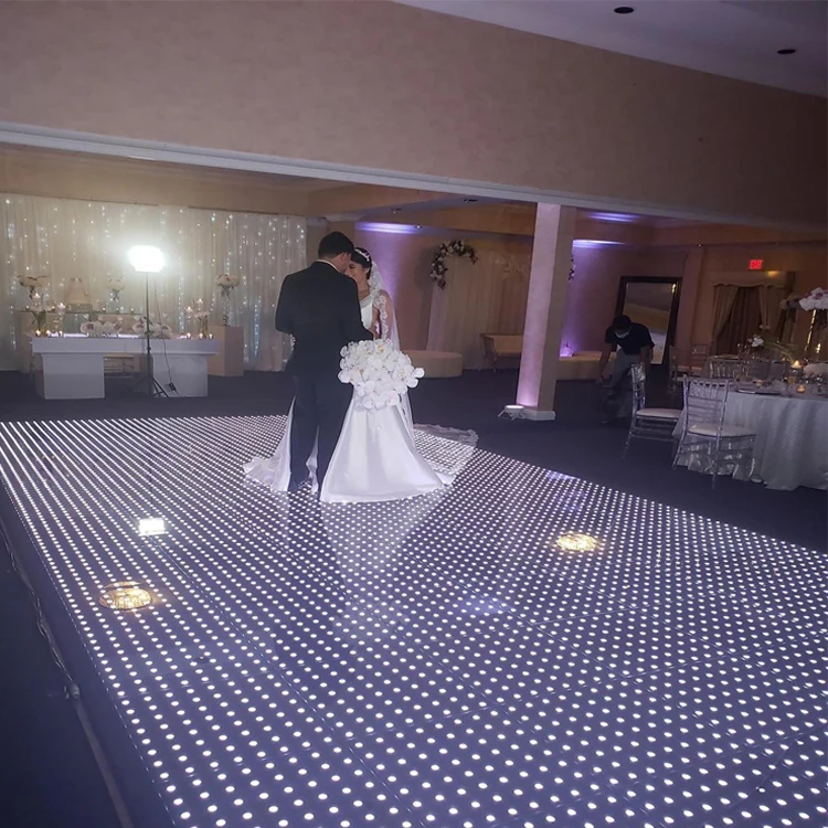 professional used  stage lighting entertainment equipment wedding Led plastic dance floor decals