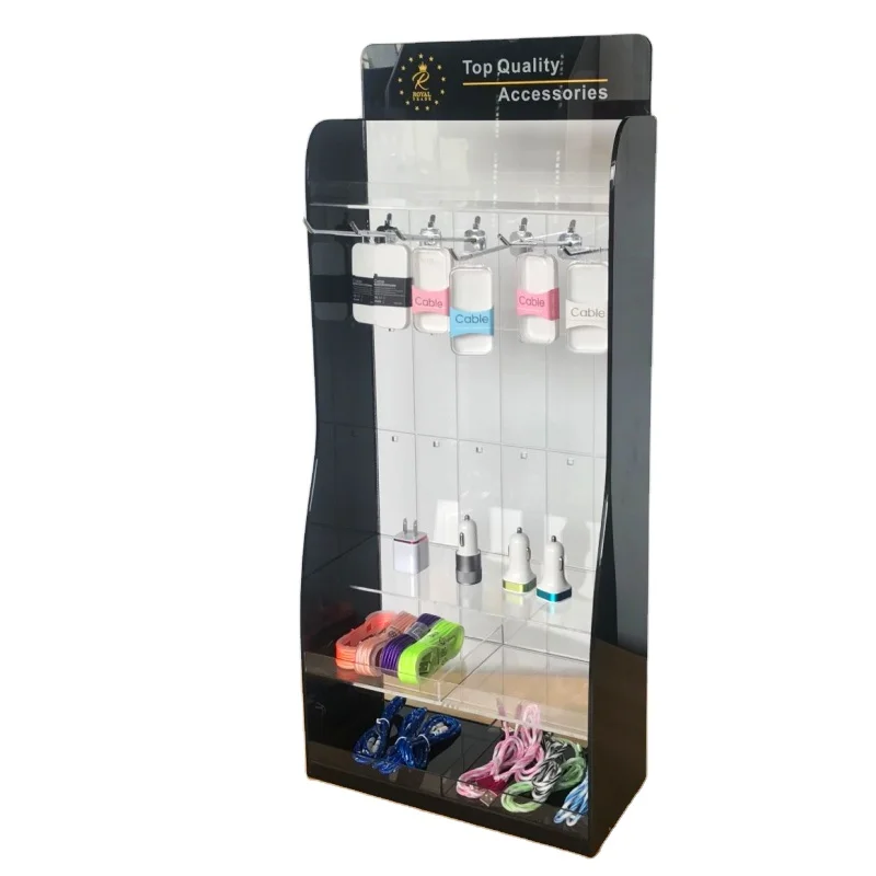 New Mobile Phone Charger Display Stand Phone Accessories Display Stand Top quality Accessories Display Rack