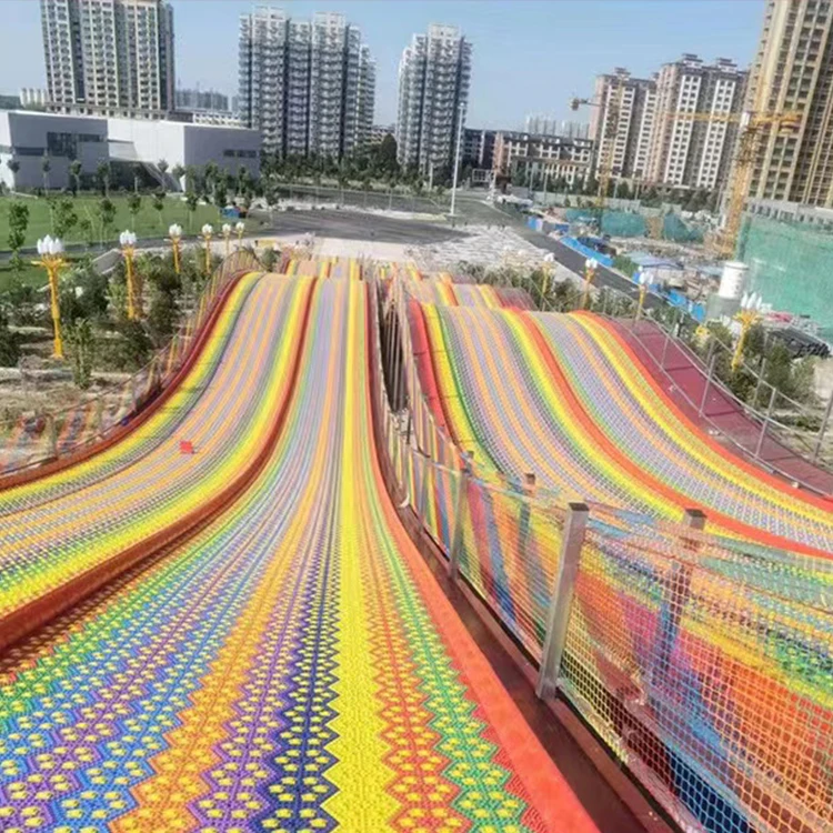Colorful Dry Kids Plastic Slip Slide Rainbow Slide for Sale