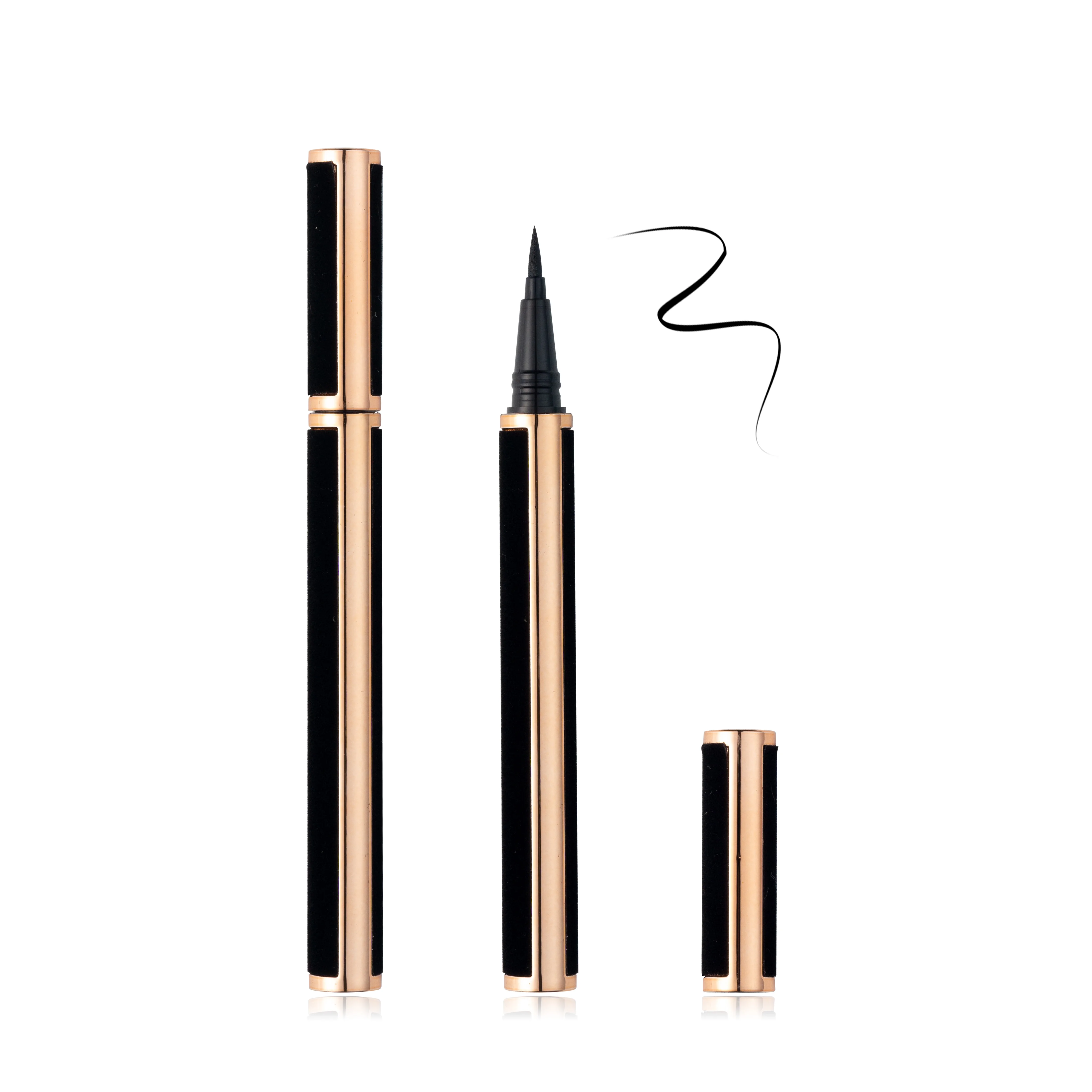 New design self adhesive eyeliner 3d mink eyelashes private label mink lashes magic eyeliner glue pen