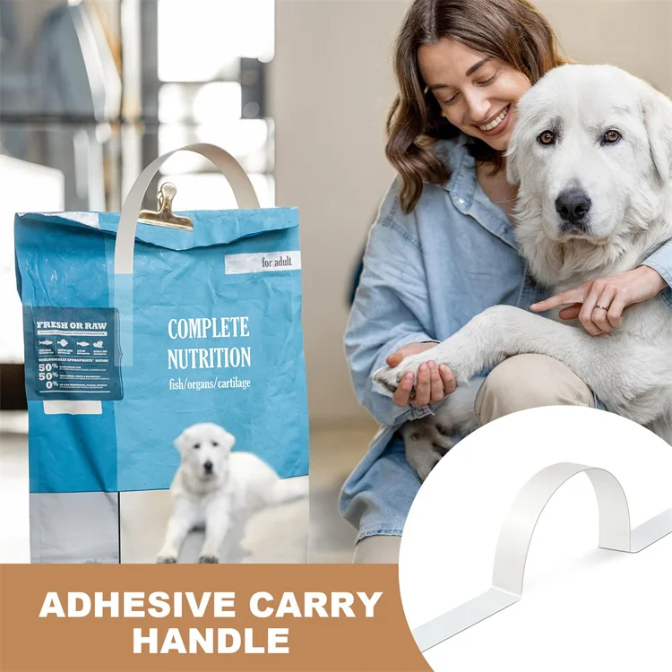 Adhesive Carry Handle Plastic And Foam Self Adhesion Carrying Handle Strap Heavy Duty Package Handles For Boxes And Bags