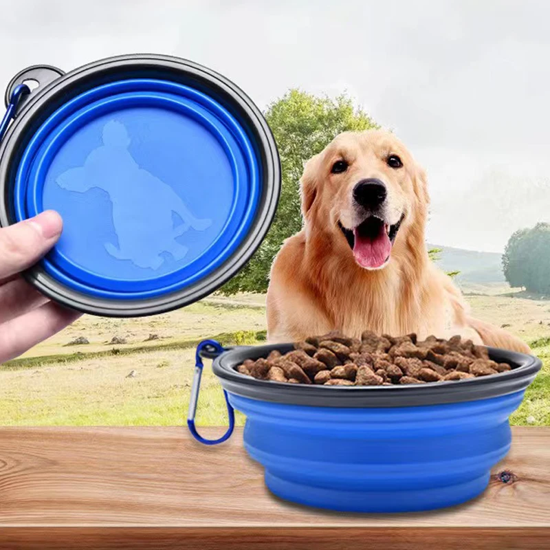 NOT TPE Eco Friendly Expandable Silicone Pet Bowl Portable Foldable Travel Outdoor Feeding Dog Cat Food Safe Bowl