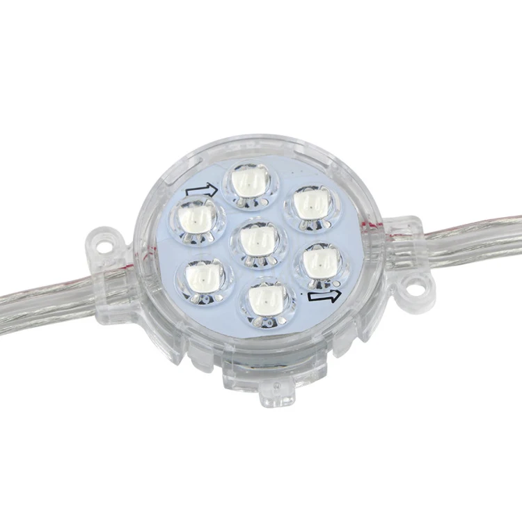 40 мм RGBW DMX светодиодная Пиксельная точечная световая лента для ландшафтной сцены