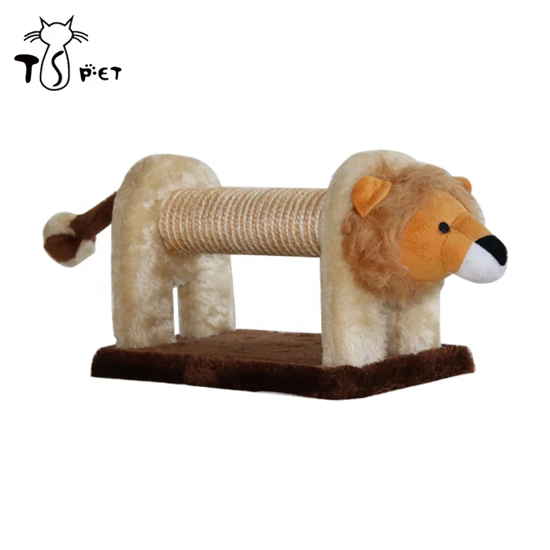 Новый дизайн, милая Когтеточка, кровать, дерево для кошек с головой животного, игрушка для домашних животных