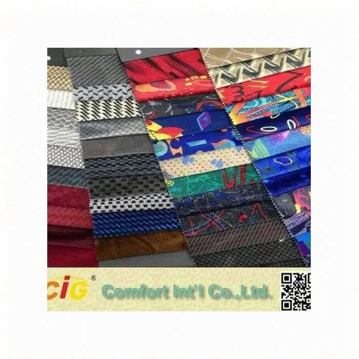 Jacquard fabric auto 100% car seat cover polyester printed fabrics