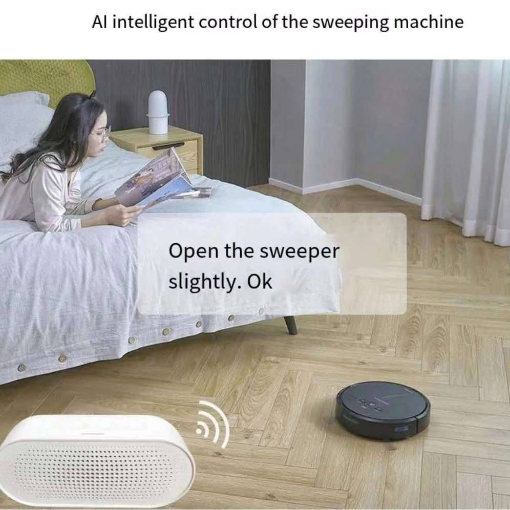 Intelligent wireless remote control automatic floor cleaning household robot