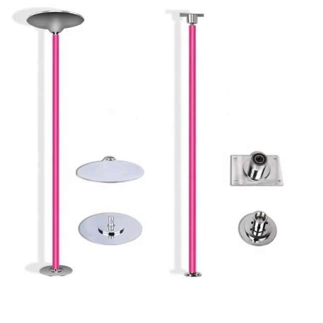 Custom Pink Square Top and Bottom Silicone Pole Dance