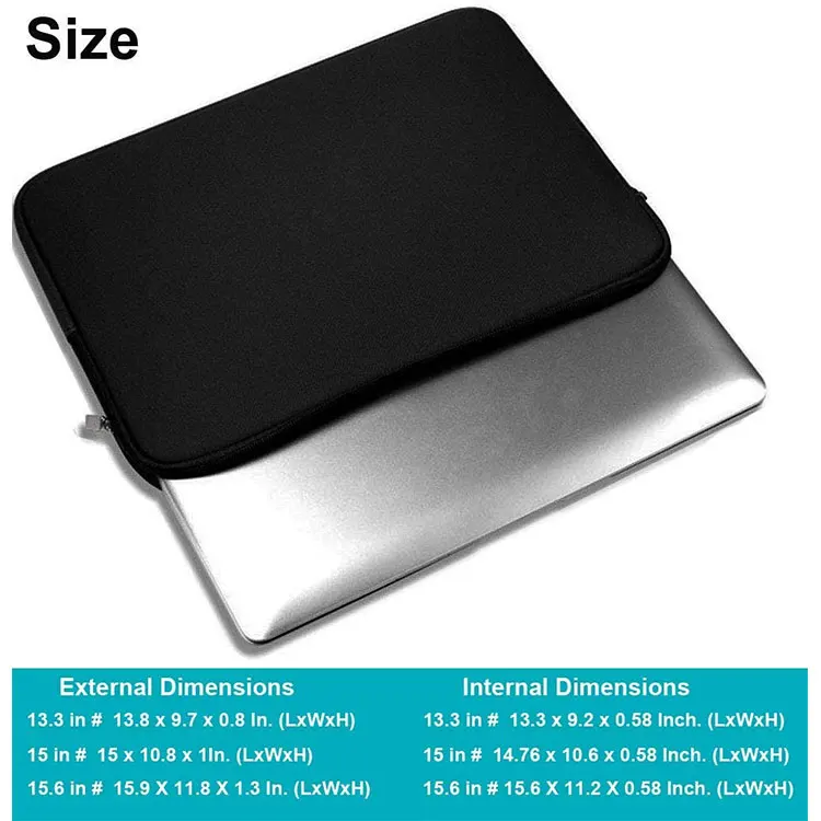 15,6 дюймовый неопреновый чехол для ноутбука, Карманный чехол для ноутбука, компьютера, портфель для планшета, сумка для переноски