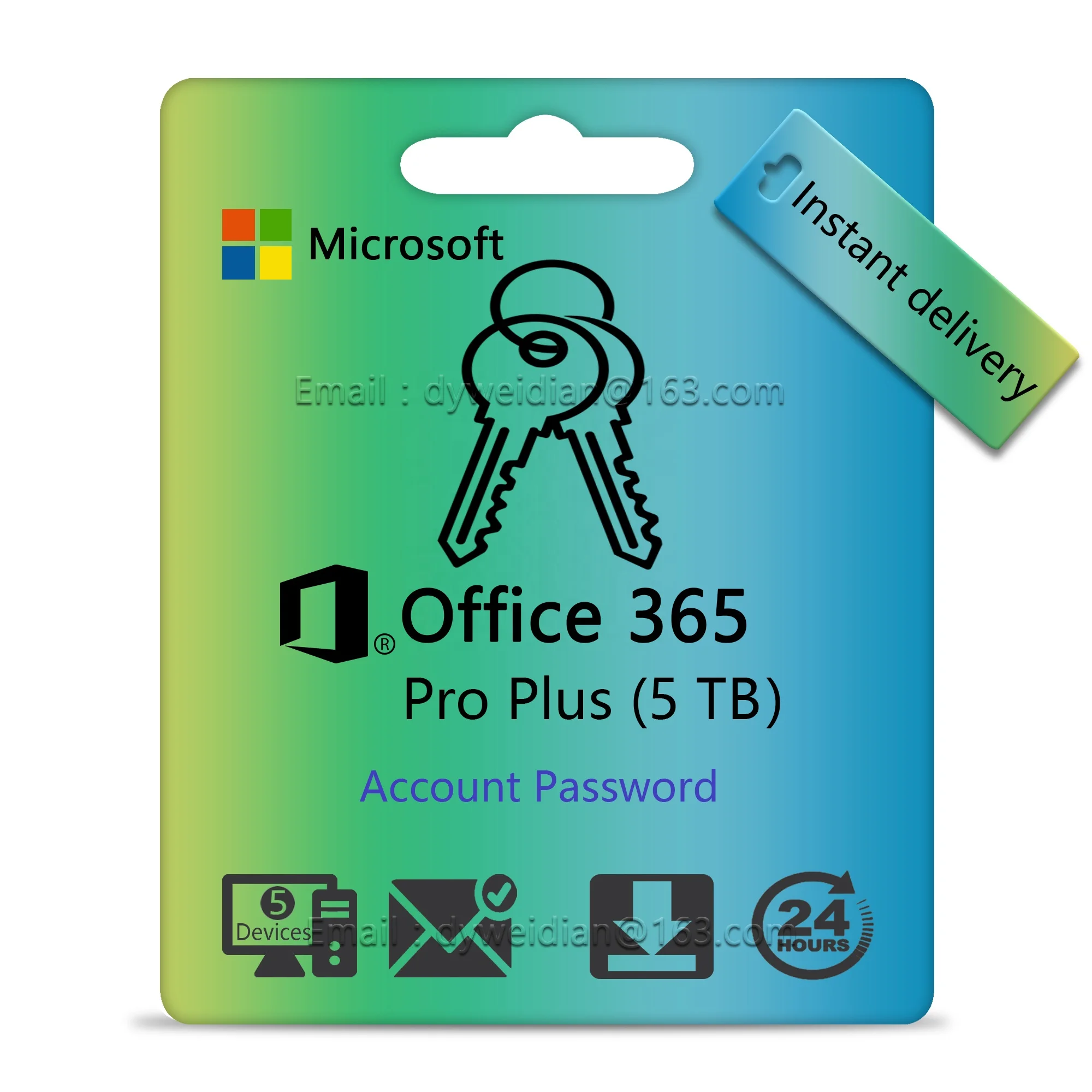 Office 365 лицензионный срок службы Pro Plus ключ 5 устройство ТБ ПК и Mac аккаунт пароль глобальная онлайн Активация цифровая электронная почта