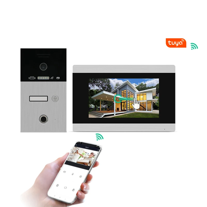 Joytimer tuya video interphone system for home security villa video ip doorbell vdp to work with Smart phone
