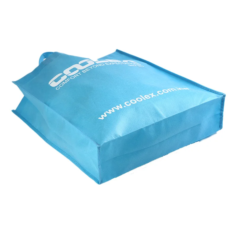 Custom logo blue reusable non-woven shopping bags Buy vegetable non-woven bag Quickly produce samples Promotional gifts