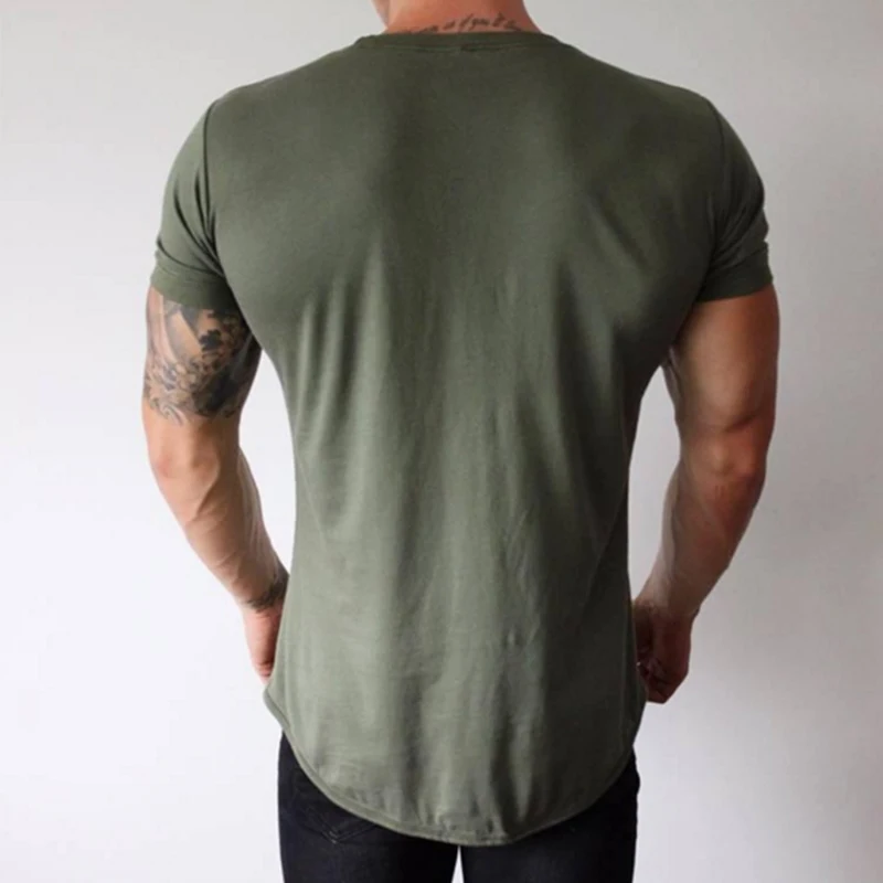 Supplies Wholesale Mens Sport Tshirt Organic Cotton Workout Sports Training T Shirt Manufacturers In Usa/