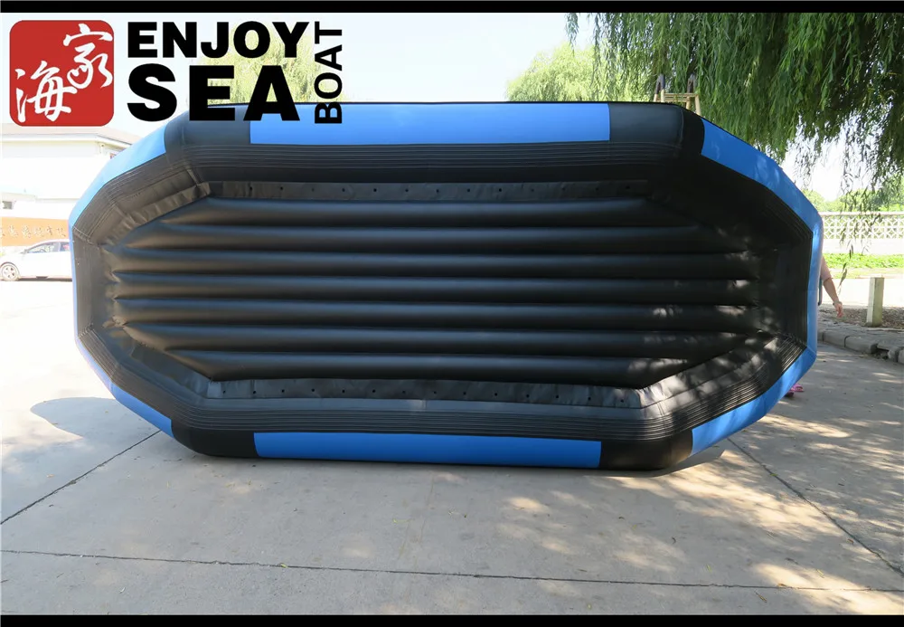 1.2mm PVC 15ft Inflatable Whitewater River Raft Floating Tubes Raft Boats