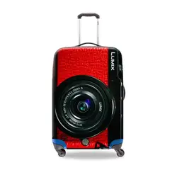 Camera 3D Pattern Luggage Handle Bag Accessories Travel Suitcase Protective Cover
