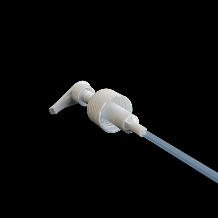 Fast Delivery Pop Up to Open White 28410 Lotion Pump With Stripe Surface, Extruding 2.2ml Output Each Time