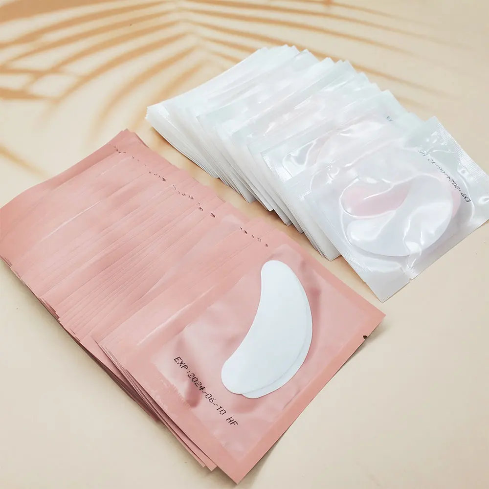 Create Your Own Brand Custom Adhesive Eye Gel Pads Lash Extension Under Eye Pads For Eyelash Extensions