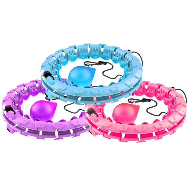 
Drop Shipping Hot Sale Auto-Spinning Hoop Detachable Ring Smart Counting Hula Circle Weighted Hula Hoops For Adults 