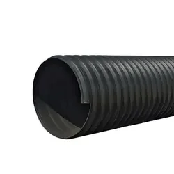 Manufacturer direct HDPE steel belt reinforced corrugated pipe large diameter drainage pipe