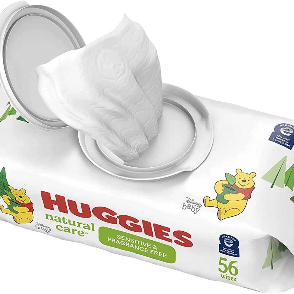 Eco-friendly Natural Care Sensitive Baby Diaper Wipes