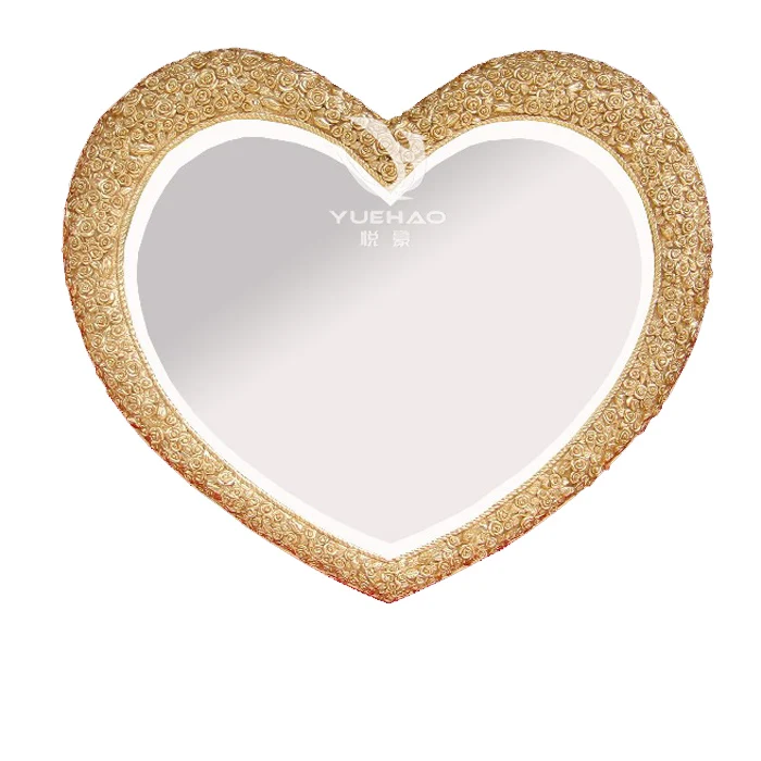 Large Size Oval Shape Mirror Frame Screw Installation Home Decor