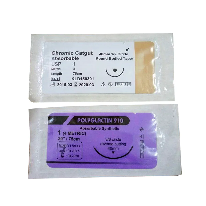 
Surgical absorbable braided polyglactin 910 Sutures 