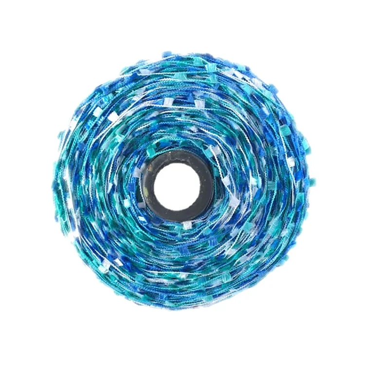 
Прямая продажа с завода, Высококачественная полиэфирная пряжа, модная лестничная пряжа, необычная пряжа 