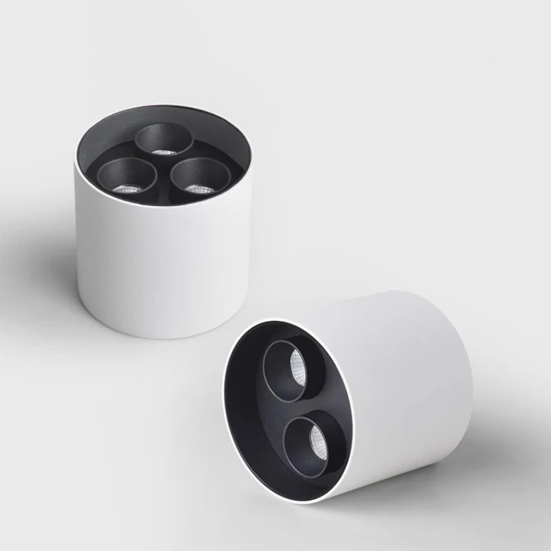 Home Decoration Luxury Lamps Spot Lighting Focus Light Embedded Anti Glare 3CCT RA90 3W 5W Round COB LED Spotlights for home