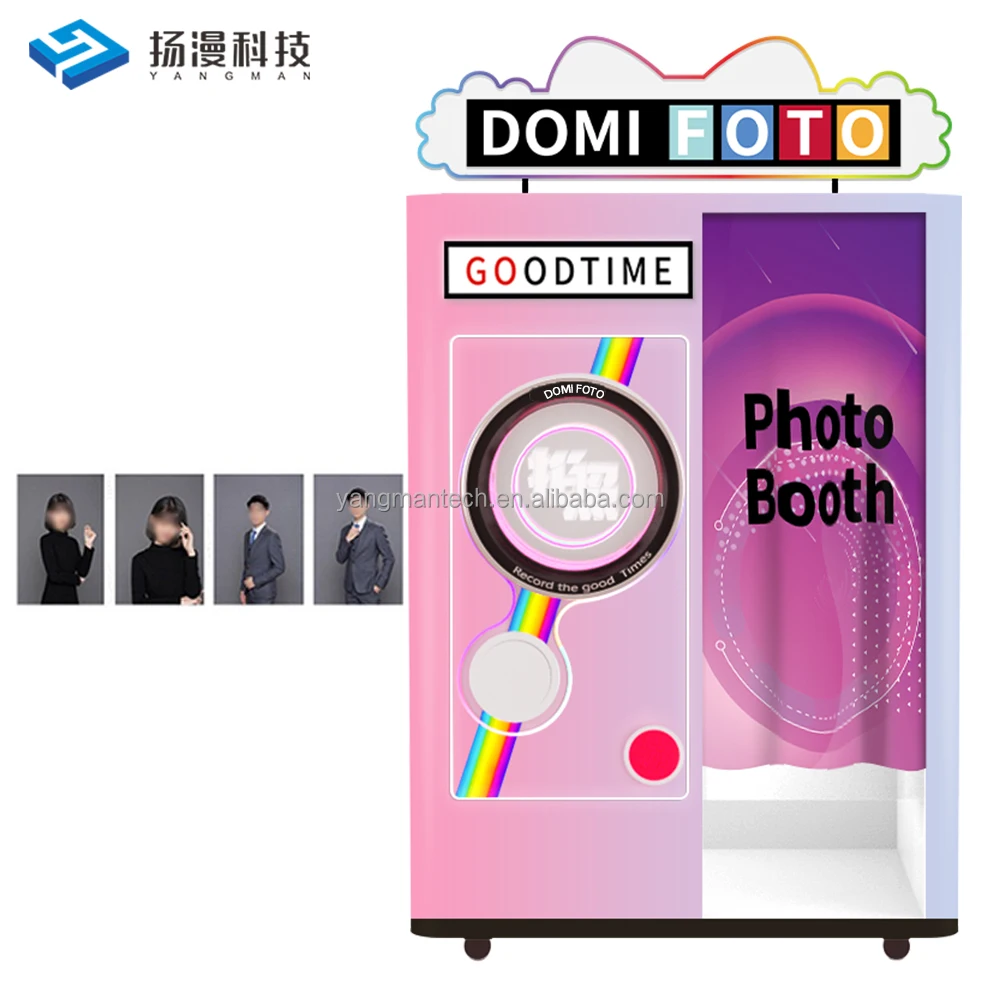 ID Photo Booth Beauty Photo Booth Voice Guidance Photography Kiosk Foto Booth Vending Machine Make Money Machine