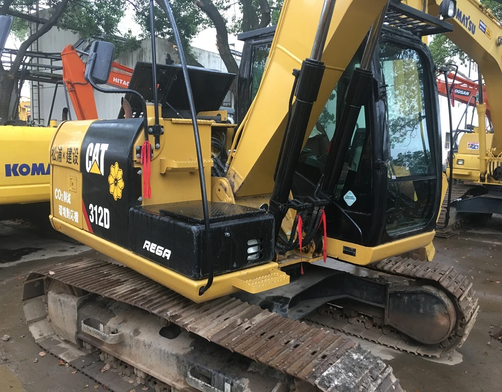 Низкая цена гидравлический гусеничный экскаватор cat 312D из Японии в наличии горячая