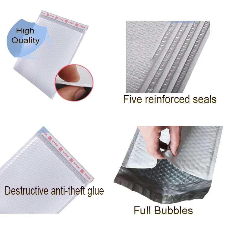 customized  bubble mailer transportation packaging waterproof Padded mailing bag bubble shipping bag 100% NEW PE