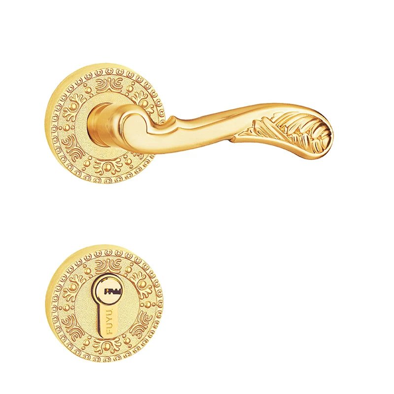Double Sided Lever Handle Mortise Locks Zinc Alloy Panel Mechanical Lock With Keys
