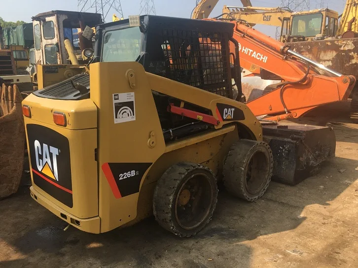  Высококачественный б/у погрузчик с бортовым поворотом Caterplar 226B