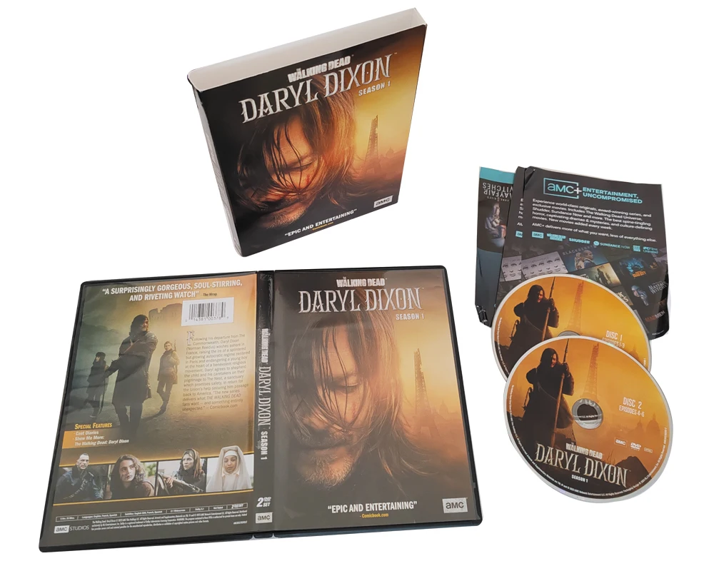 The Walking Dead Daryl Dixon Season 1 2disc Factory Wholesale  Hot Sale DVD Movies TV Series Boxset CD Cartoon Free Shipping