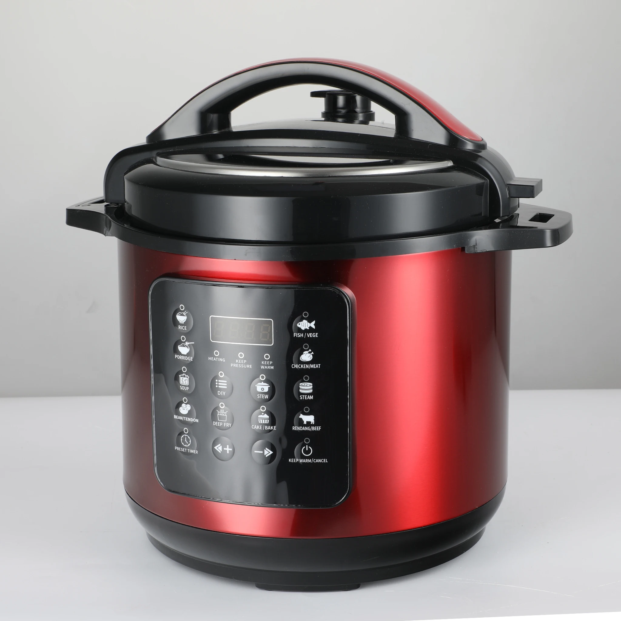 High Quality Commercial Or Household pressure cooker with a aluminium inner pot 6l electric pressure cooker