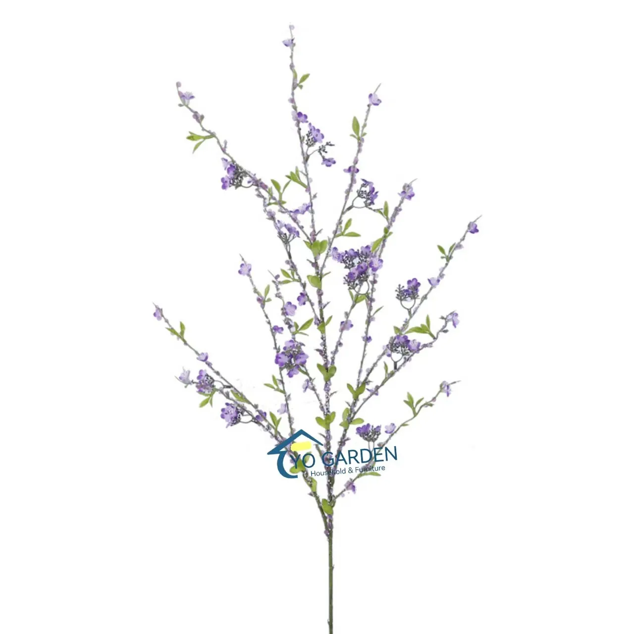 Hot Selling Artificial Snow Willow Branch With Tiny White Flowers Greenery Wedding Floral Arrangement Home Decoration