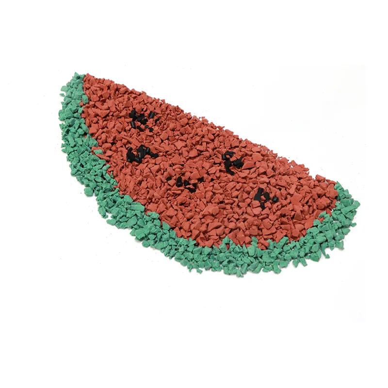 High Grade EPDM Rubber Granules For Sport Fields Artificial Grass Installation Materials