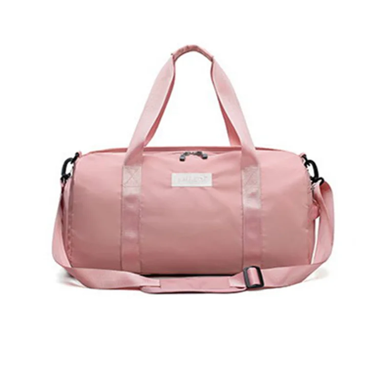 Custom Multifunctional Sports Travel Women Gym Duffle Bag with Shoe Compartment for Tennis Basketball Yoga Outdoor Activities