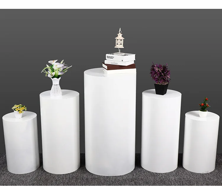 H05564 Customized Wedding Decoration Dessert Cake Stand Acrylic Cylinder Flower Display for Birthday