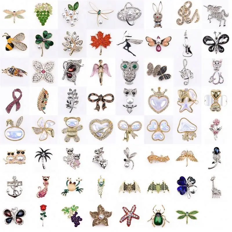 Bling Alloy Rhinestone Shoe Charms PVC Dragonfly Rose Insect Owl for Slipper Design Christmas Gifts for Shoe Decorations