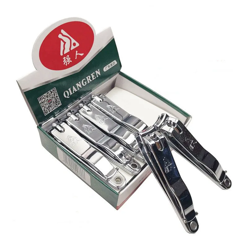 Кусачки для ногтей из нержавеющей стали ножницы педикюра серебряный Носок маникюр наклонный плоский резак триммер инструменты