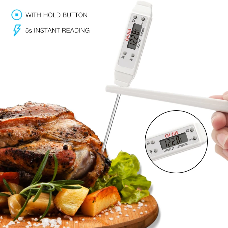 CH-103 LCD Digital Baking Food Kitchen ProbeThermometer Household Digital Kitchen Thermometer