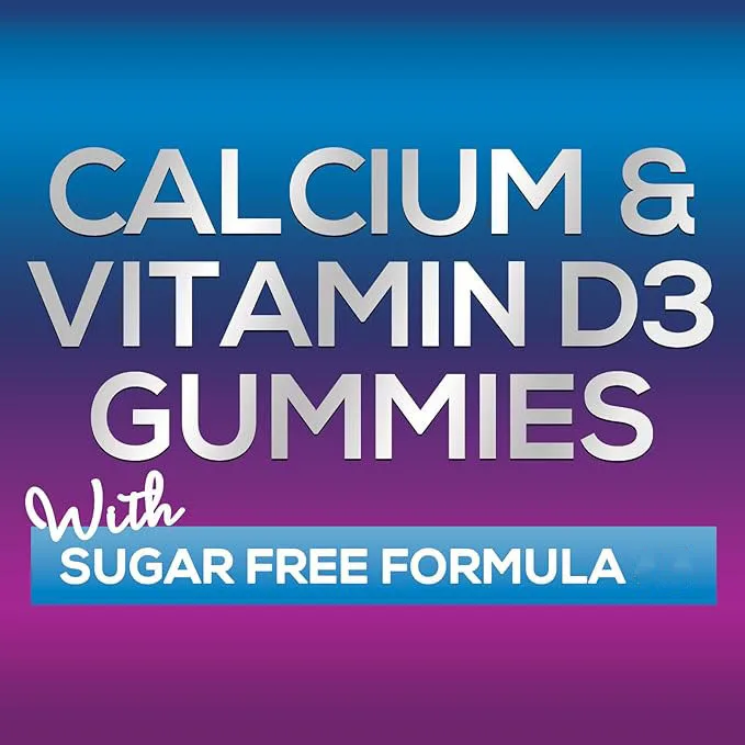 Private Label Vitamin D3 Gummies With Diet Calcium Gummy For Kids