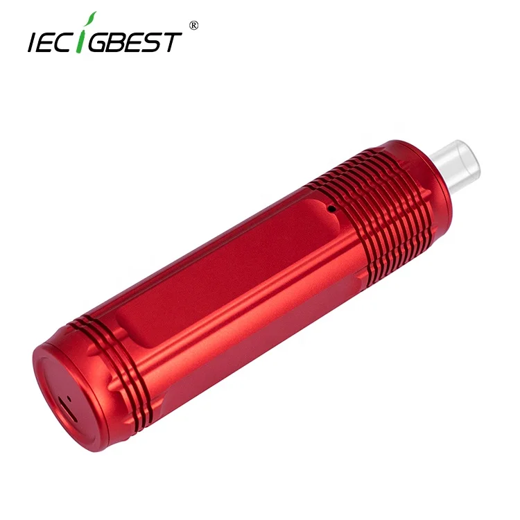 2021 Iecigbest Elite Dry Herb Vaporizer Glass Mouth Head 2500mAh Weed Vape Pen