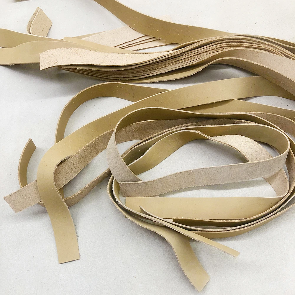 customizable hat sweatband leather genuine sheepskin for hat strips