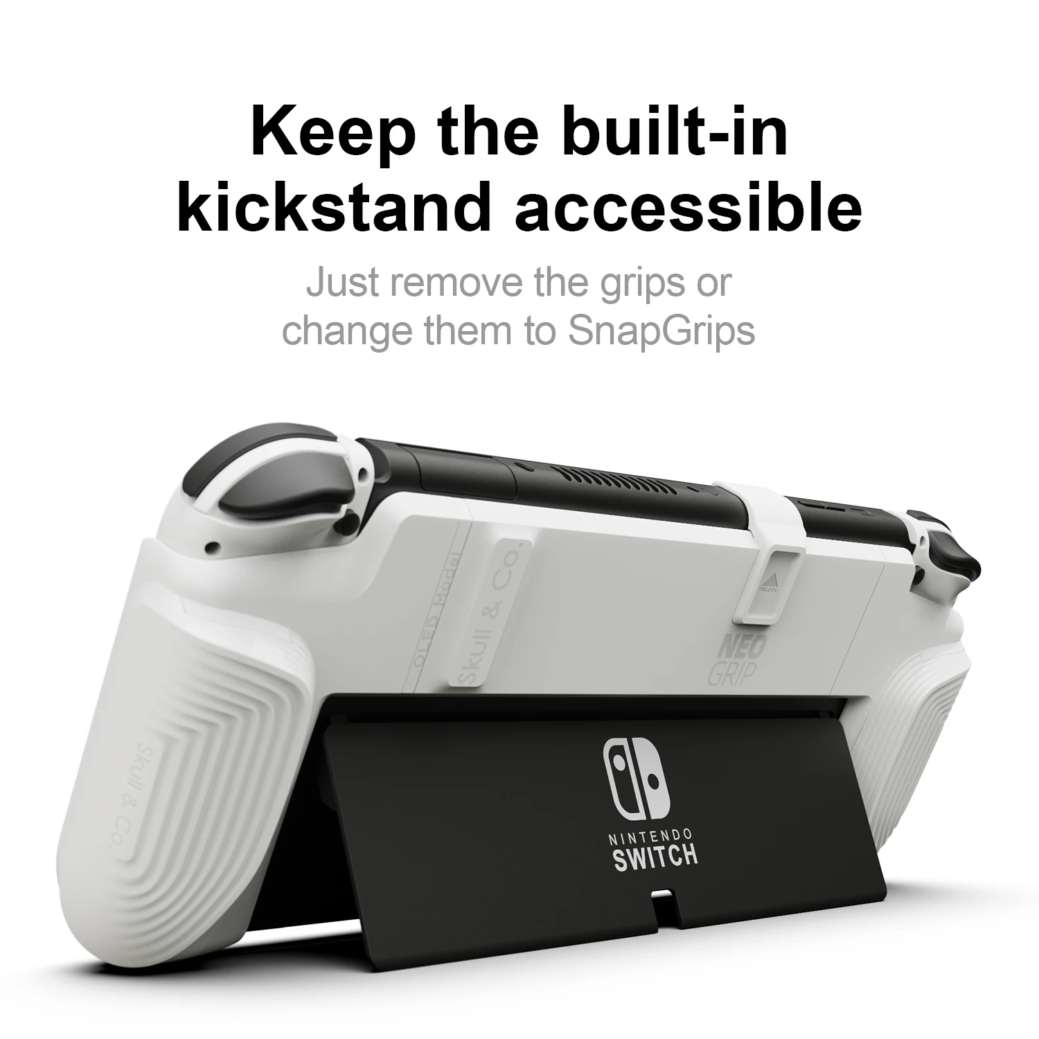 Skull & Co. NeoGrip со сменной эргономичной ручкой для Nintendo Switch OLED и