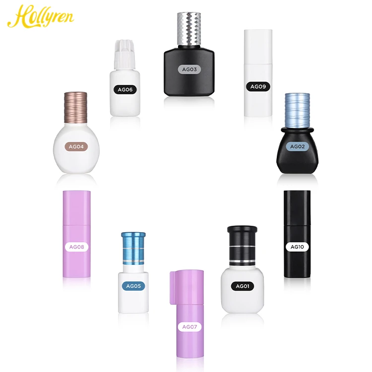 Wholesale Private Label Waterproof Lash Glue Low Humidity Long Lasting Cil a Cil Colle Korean Eyelash Glue For Eyelash Extension