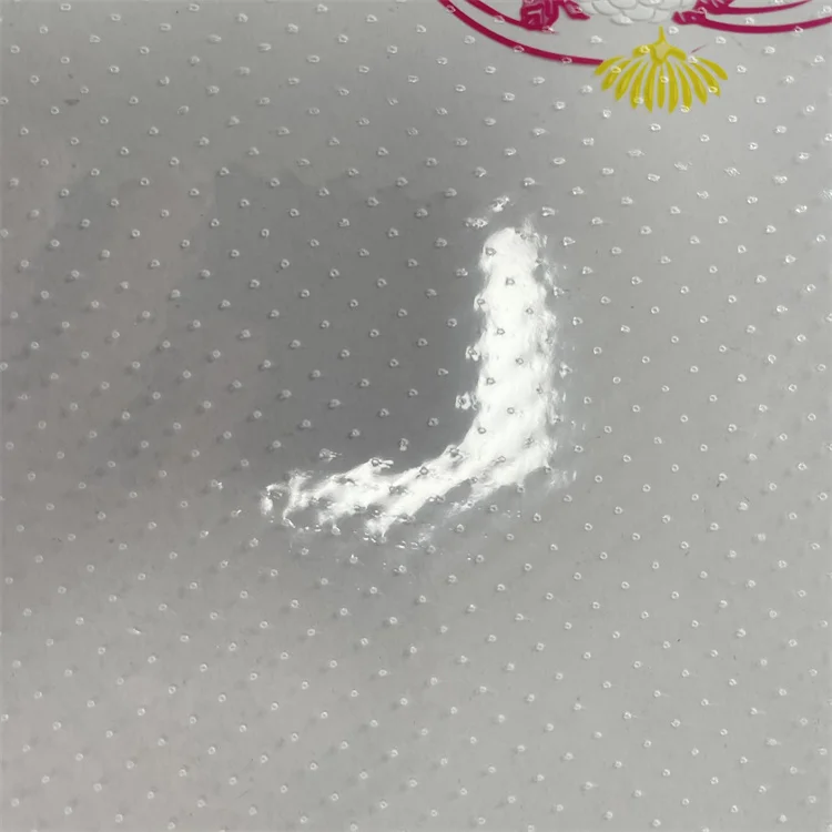 Wholesale exquisite spotted transparent plastic waterproof bouquet sleeve packaging bag