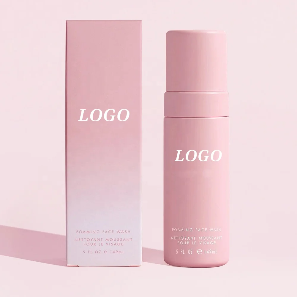 Private Label Organic Natural Anti Acid Cleansing Korean Watermelon Glycerin Face Wash Facial Foam Cleanser