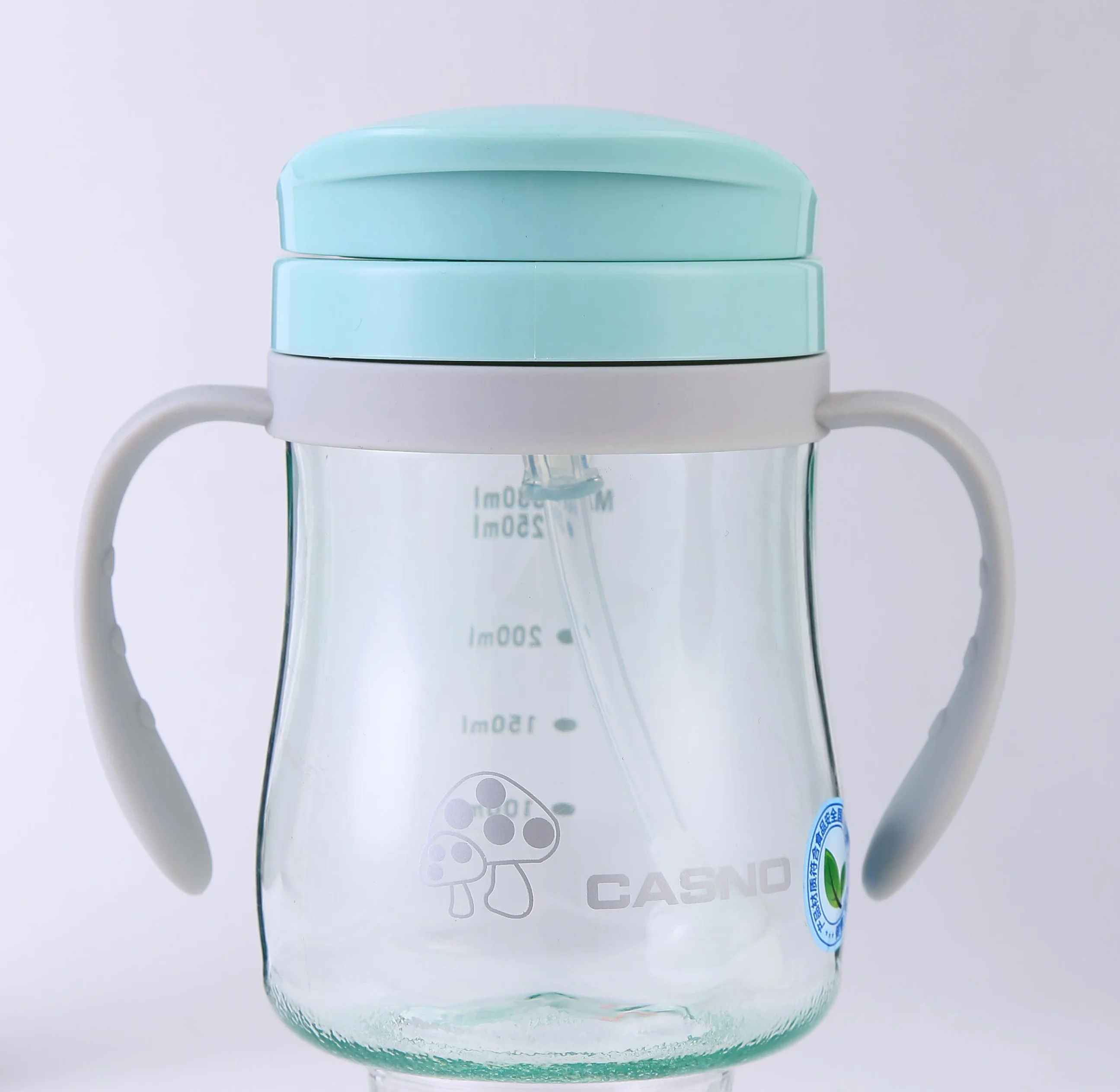 
BPA Free Plastic Kids Water Bottle with Straw 