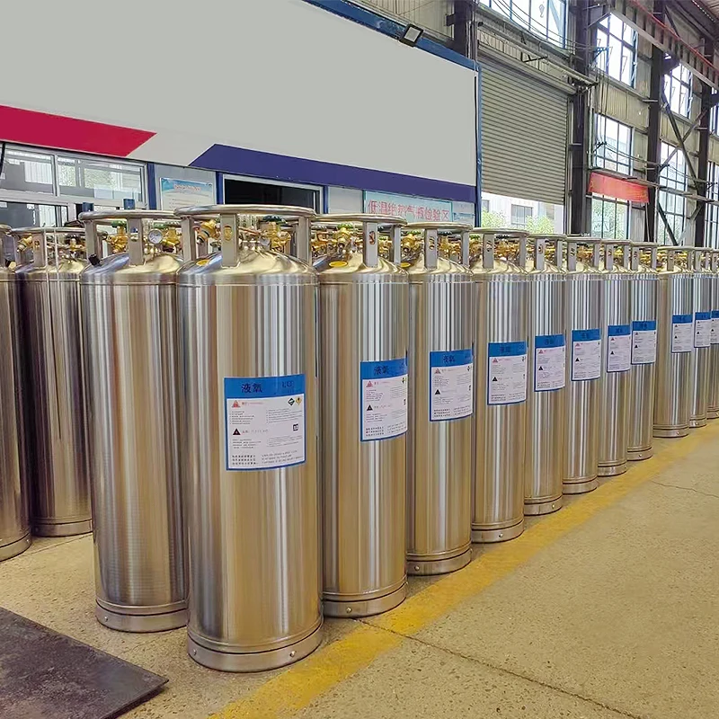 Liquid Nitrogen Dewar Tank Liquid Co2 Cylinder DPL 175L Liquid Nitrogen TPED/DOT/GOST Liquid Tank Container Steel High